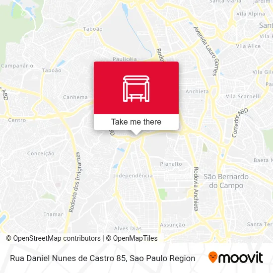 Rua Daniel Nunes de Castro 85 map