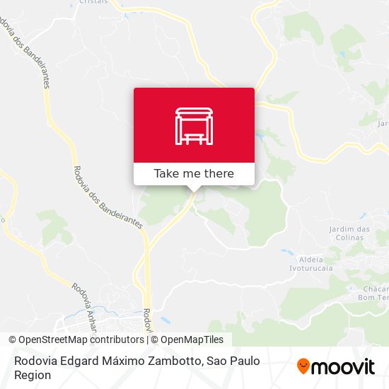 Rodovia Edgard Máximo Zambotto map