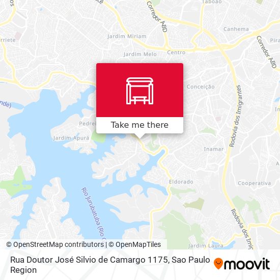 Rua Doutor José Silvio de Camargo 1175 map