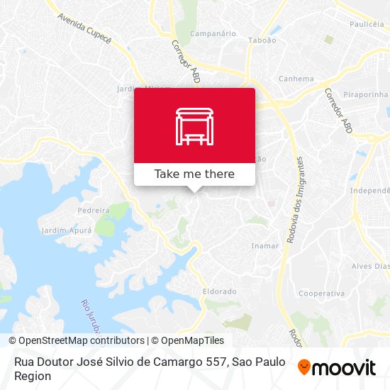 Rua Doutor José Silvio de Camargo 557 map