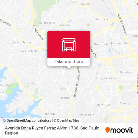 Avenida Dona Ruyce Ferraz Alvim 1738 map
