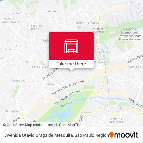 Avenida Otávio Braga de Mesquita map