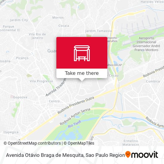 Avenida Otávio Braga de Mesquita map