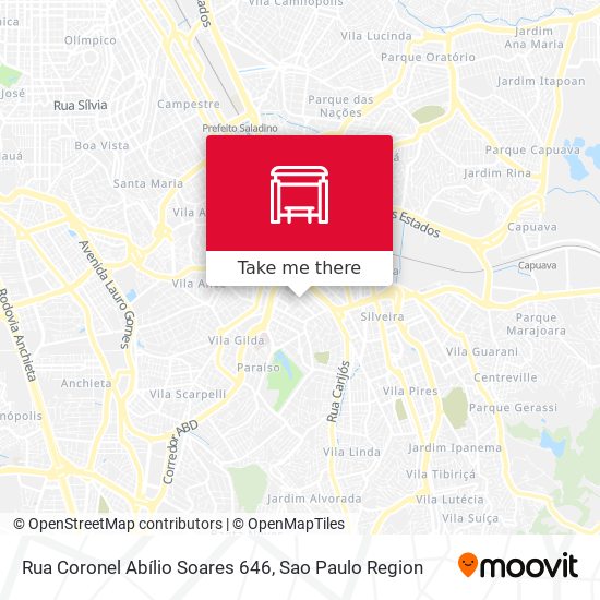 Rua Coronel Abílio Soares 646 map