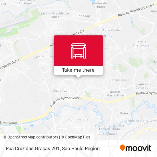 Rua Cruz das Graças 201 map