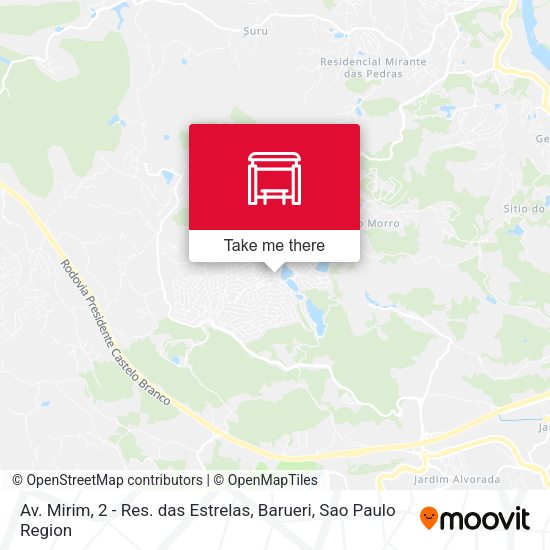 Av. Mirim, 2 - Res. das Estrelas, Barueri map
