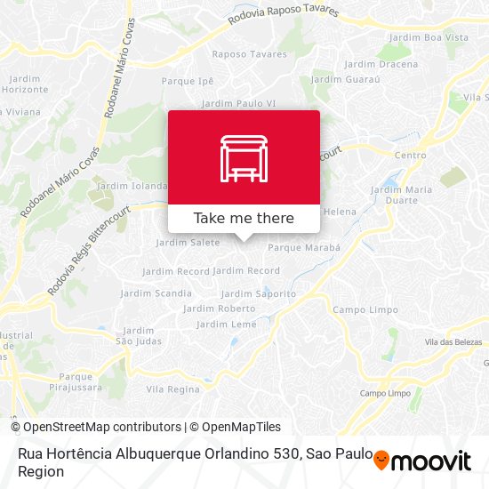 Rua Hortência Albuquerque Orlandino 530 map