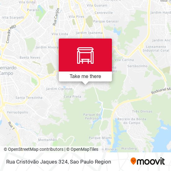 Rua Cristóvão Jaques 324 map