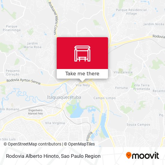 Rodovia Alberto Hinoto map