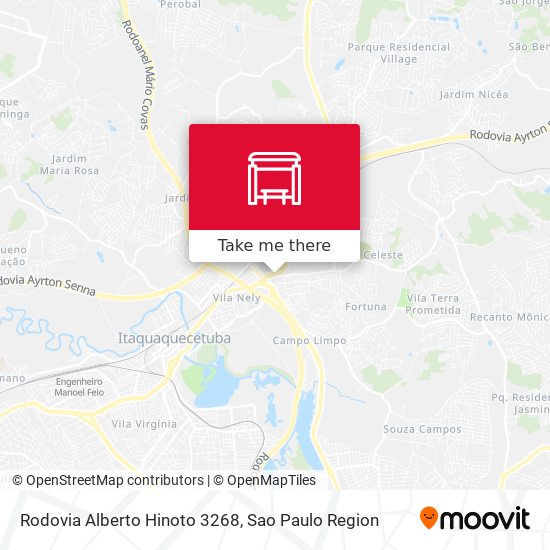 Rodovia Alberto Hinoto 3268 map