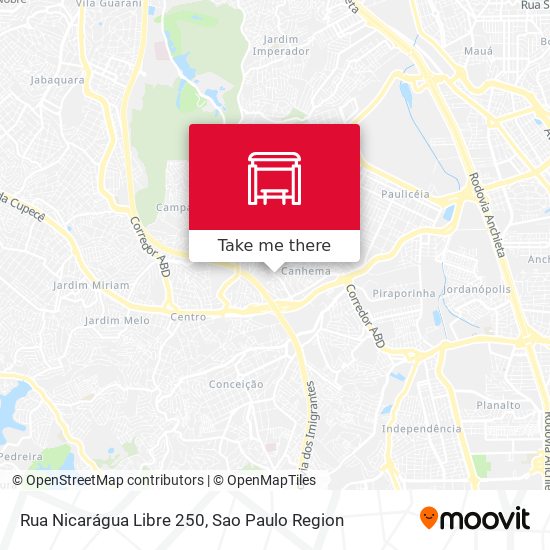 Rua Nicarágua Libre 250 map
