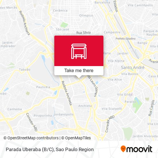 Parada Uberaba (B/C) map