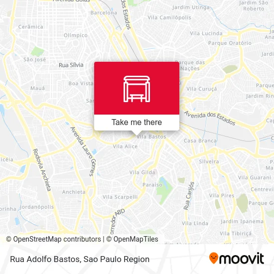 Rua Adolfo Bastos map