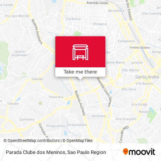 Parada Clube dos Meninos map