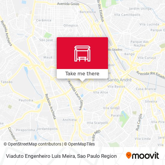 Viaduto Engenheiro Luís Meira map