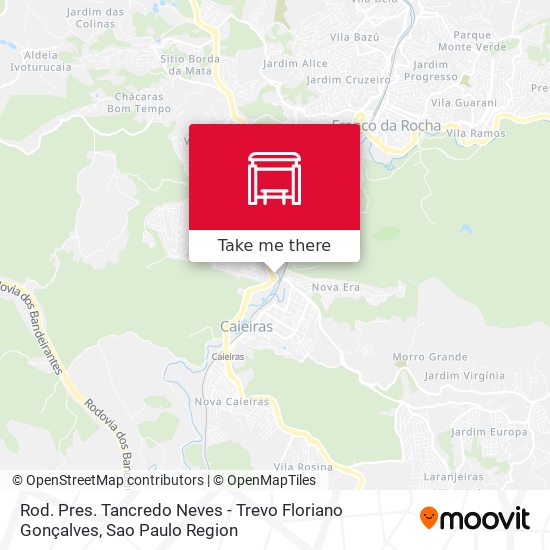 Rod. Pres. Tancredo Neves - Trevo Floriano Gonçalves map