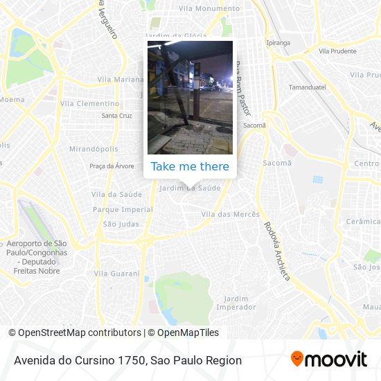 Avenida do Cursino 1750 map