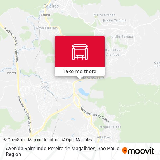 Avenida Raimundo Pereira de Magalhães map
