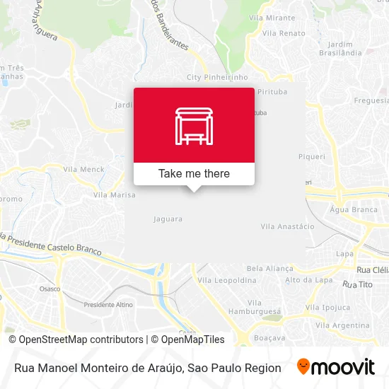 Rua Manoel Monteiro de Araújo map