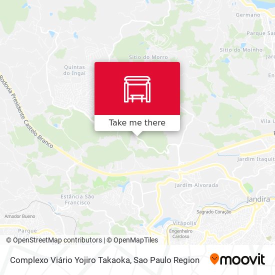Complexo Viário Yojiro Takaoka map