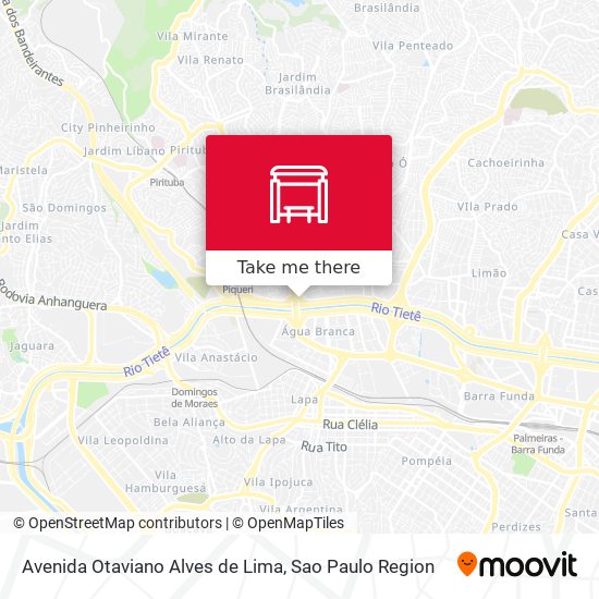 Mapa Avenida Otaviano Alves de Lima