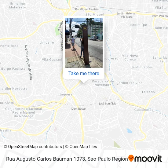 Rua Augusto Carlos Bauman 1073 map