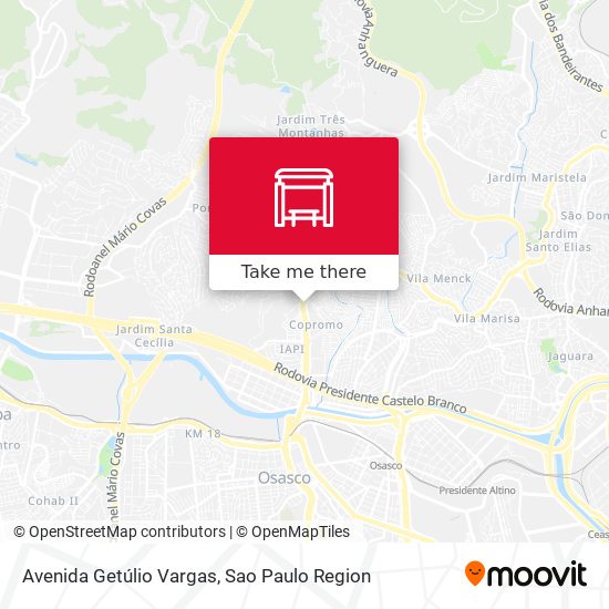 Avenida Getúlio Vargas map