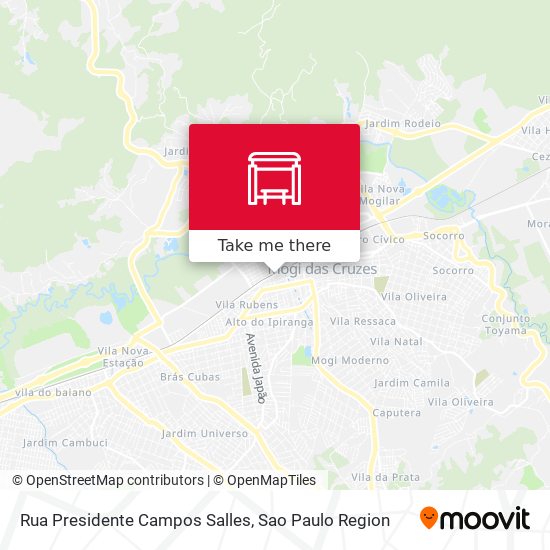 Rua Presidente Campos Salles map