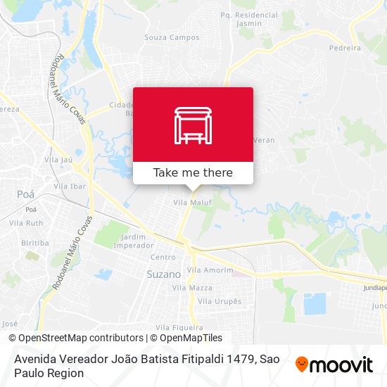 Avenida Vereador João Batista Fitipaldi 1479 map
