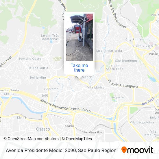 Avenida Presidente Médici 2090 map