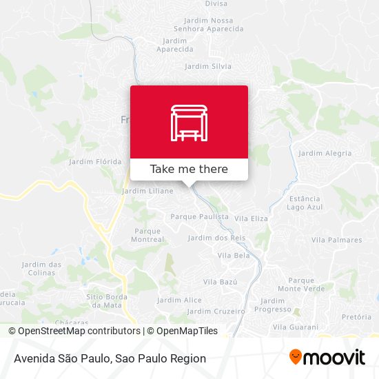Avenida São Paulo map
