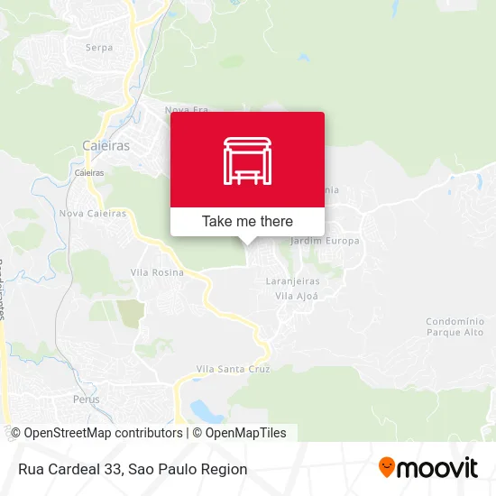 Rua Cardeal 33 map