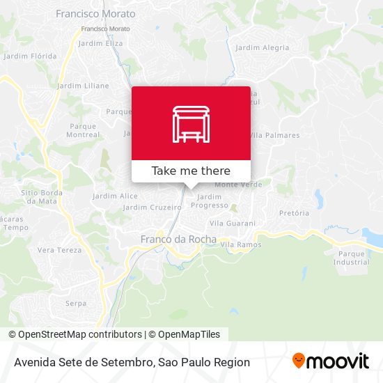 Avenida Sete de Setembro map
