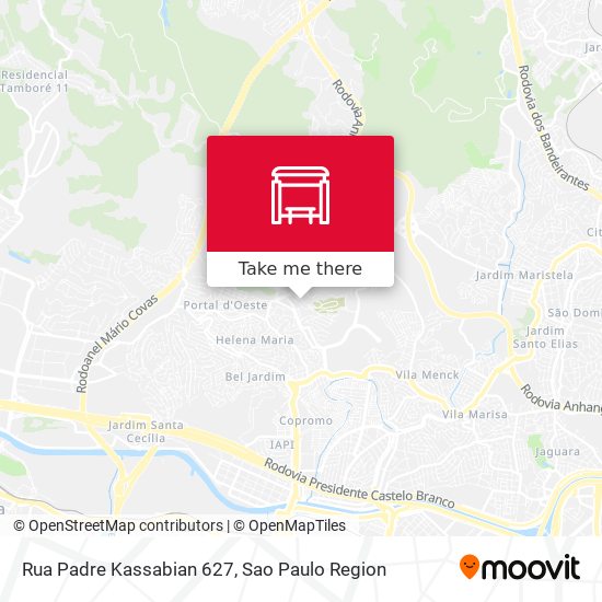 Rua Padre Kassabian 627 map