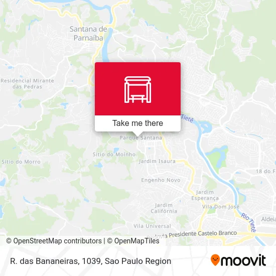 R. das Bananeiras, 1039 map