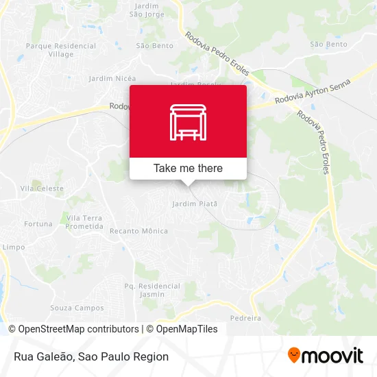 Rua Galeão map