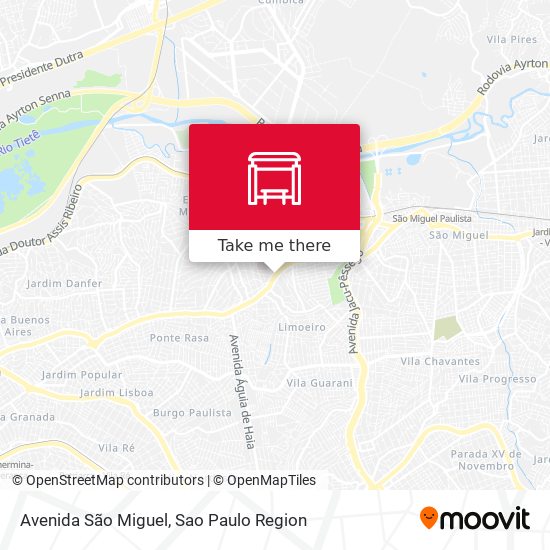 Avenida São Miguel map
