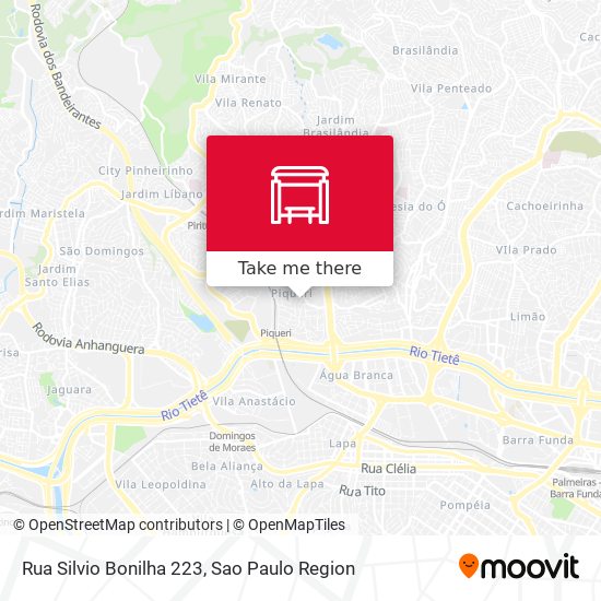 Rua Silvio Bonilha 223 map