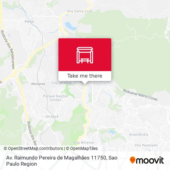 Mapa Av. Raimundo Pereira de Magalhães 11750