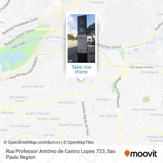 Rua Professor Antônio de Castro Lopes 723 map