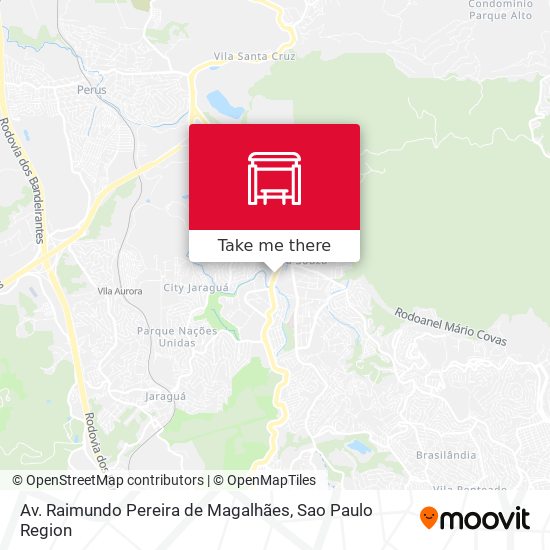 Mapa Av. Raimundo Pereira de Magalhães