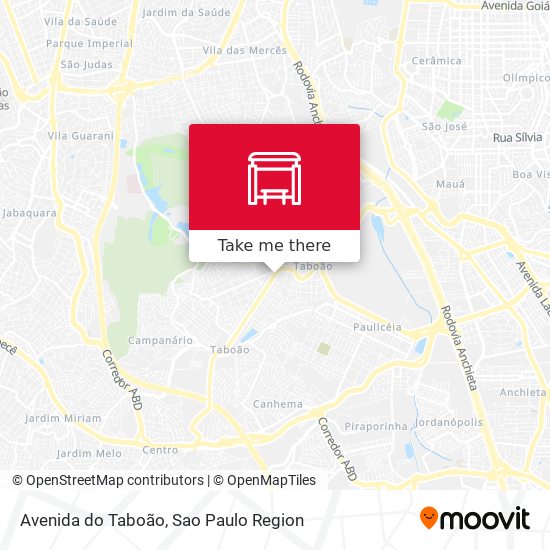 Avenida do Taboão map