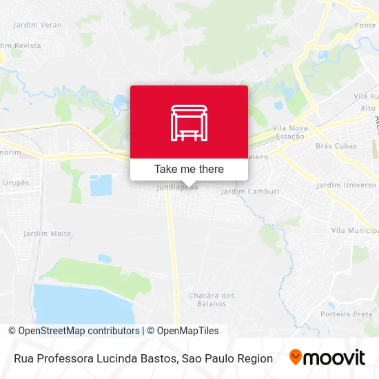 Rua Professora Lucinda Bastos map