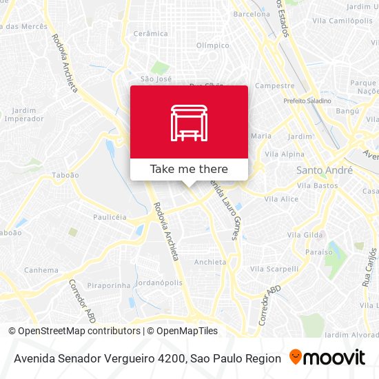 Avenida Senador Vergueiro 4200 map