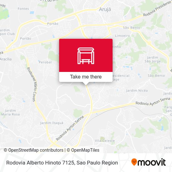 Rodovia Alberto Hinoto 7125 map
