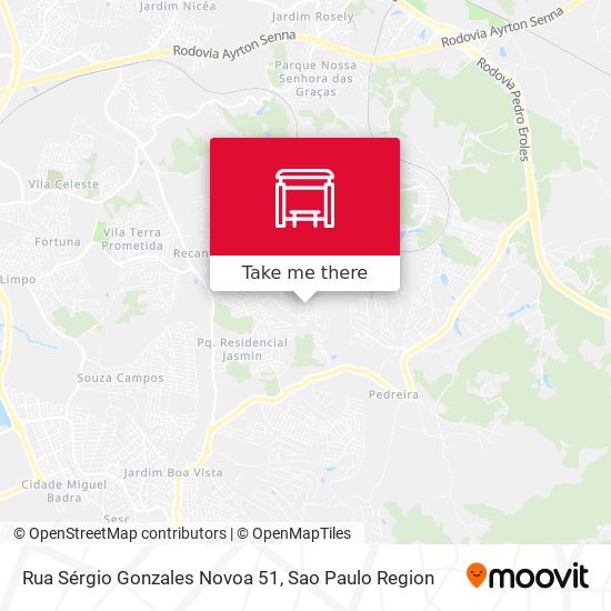 Rua Sérgio Gonzales Novoa 51 map