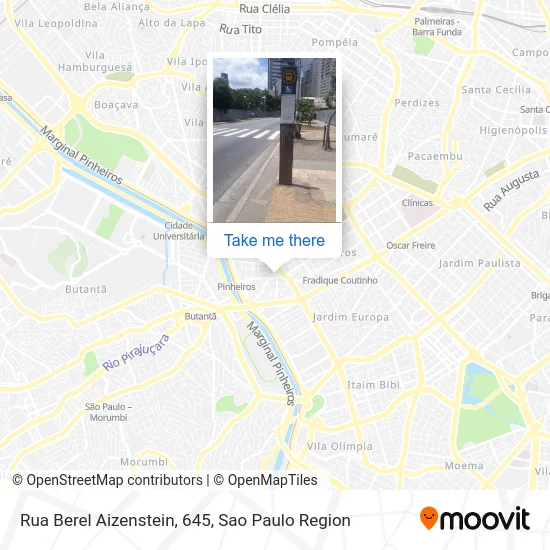 Rua Berel Aizenstein, 645 map