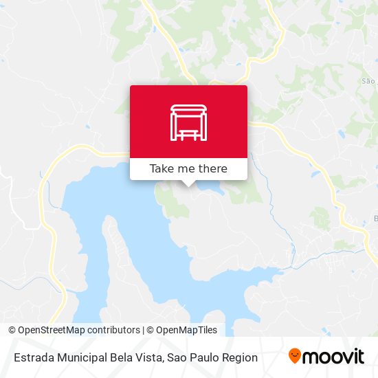 Estrada Municipal Bela Vista map