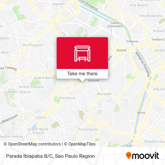 Parada Ibiapaba B/C map