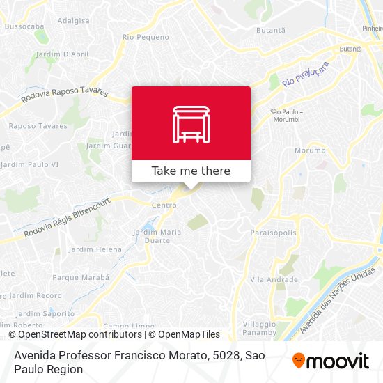 Avenida Professor Francisco Morato, 5028 map